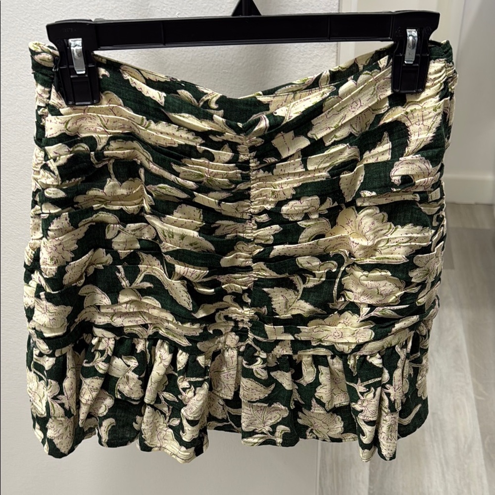 Zara Black and Tan Mini Bubble Skirt - Picture 3 of 3